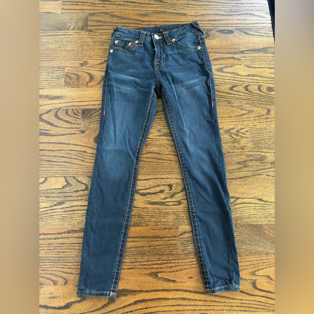 True Religion Dark Blue Skinny Jeans